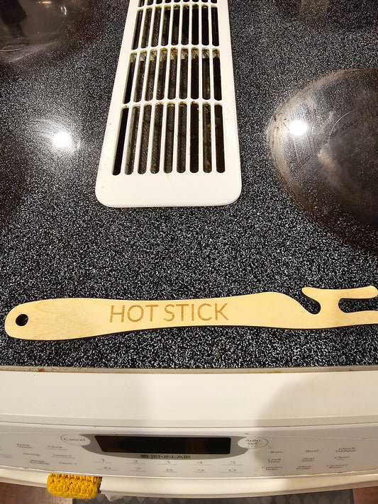 Oven rack push/pull stick.