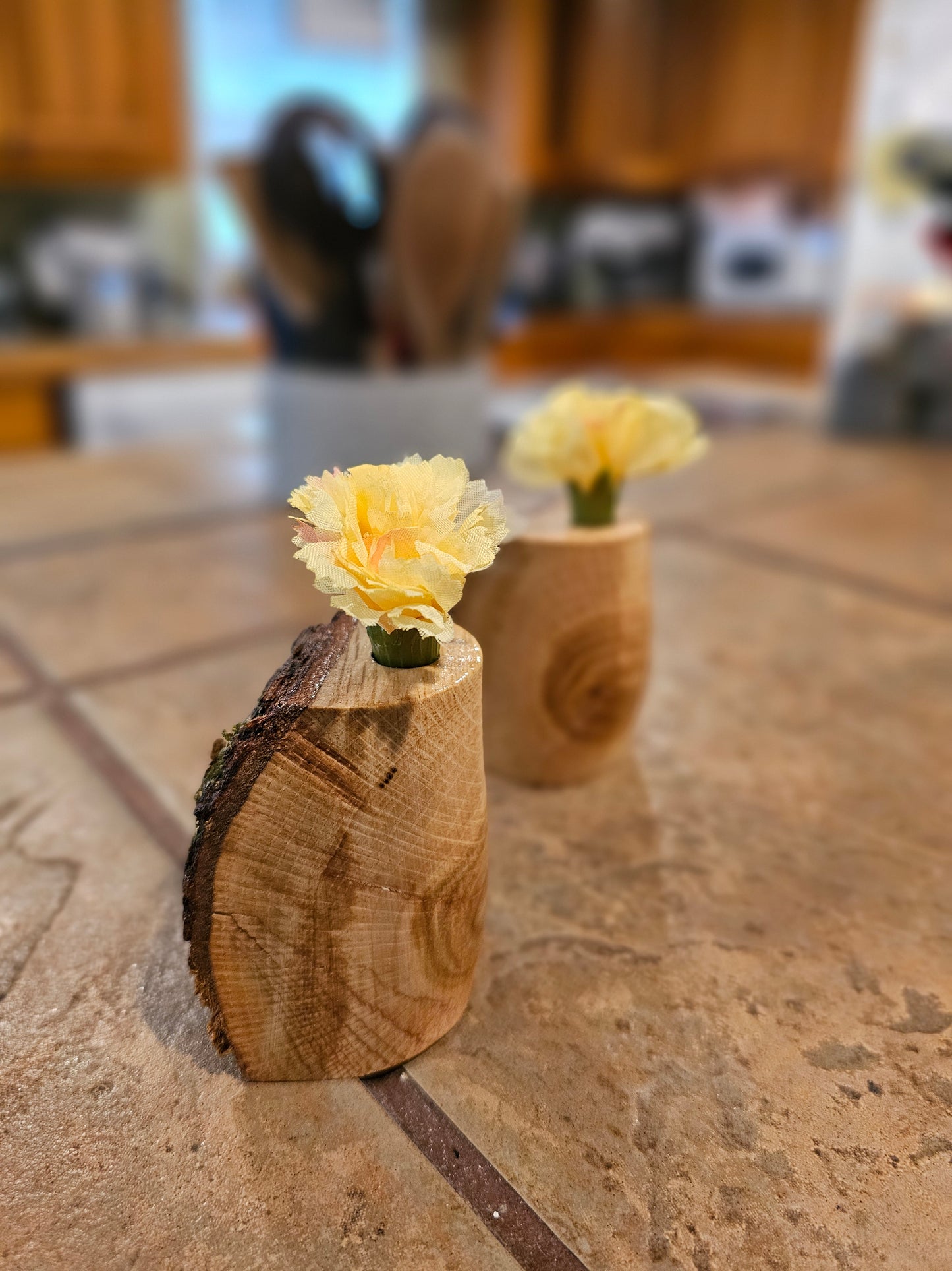Oak bud vase.