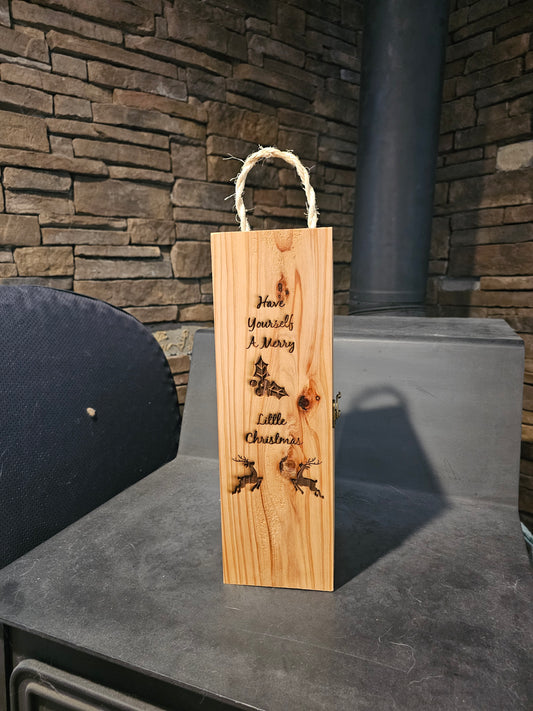 Custom Wine gift box.