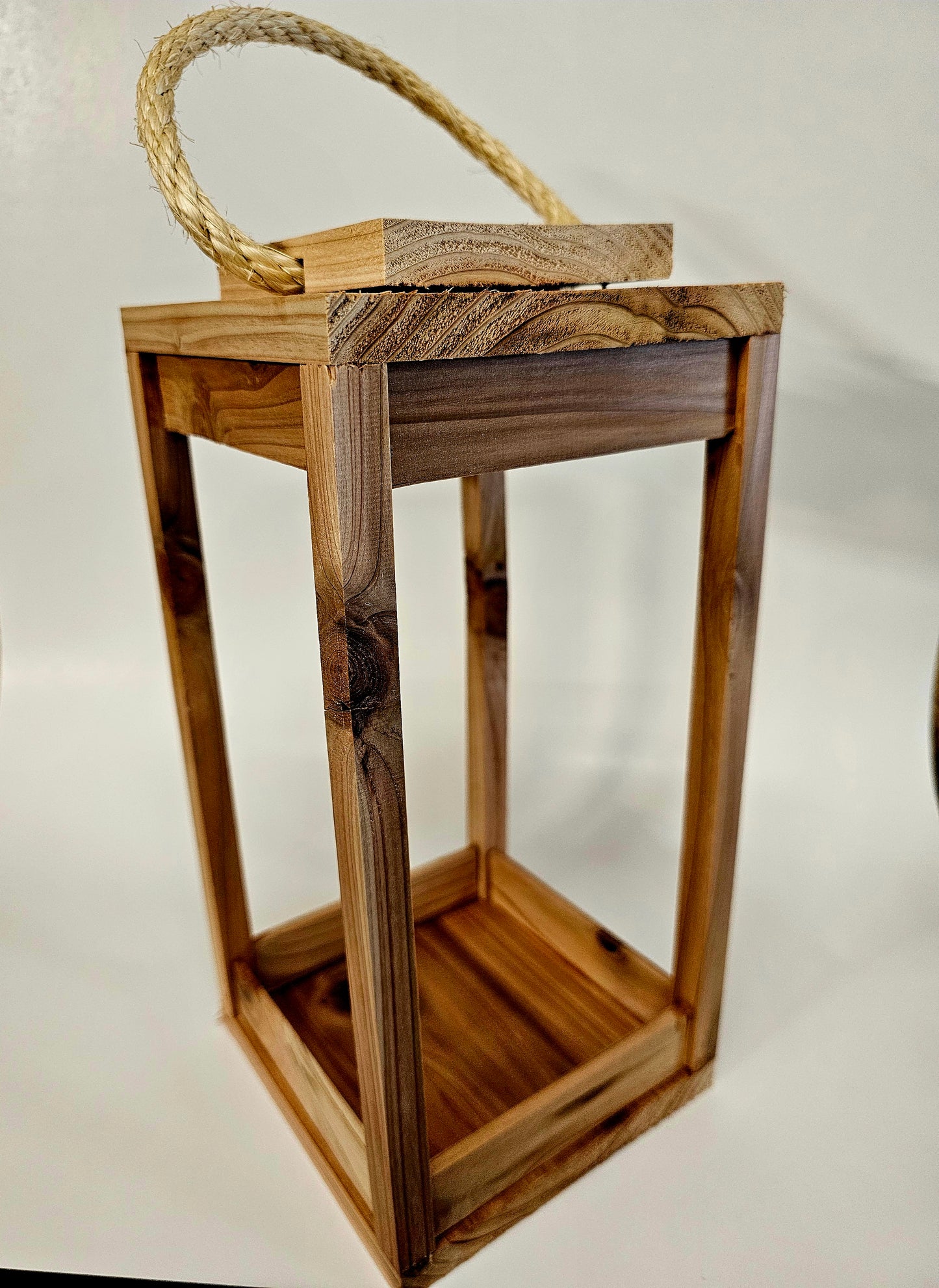 Cedar Decorative Lantern