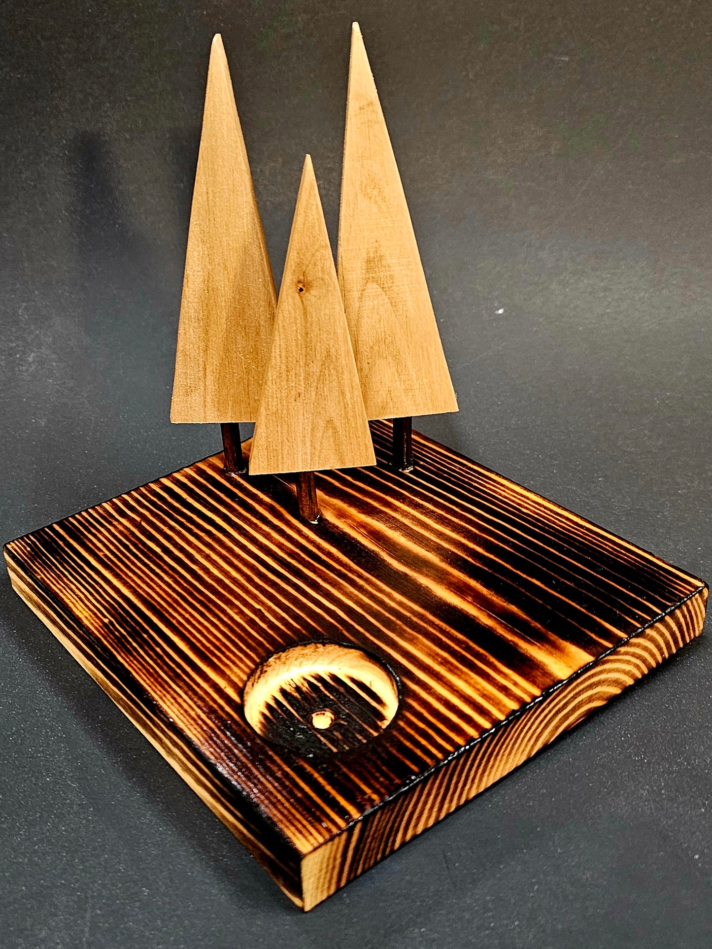 Decorative table top candle holder