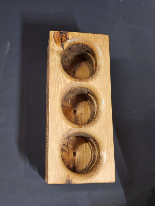 Three candle votive candle holder