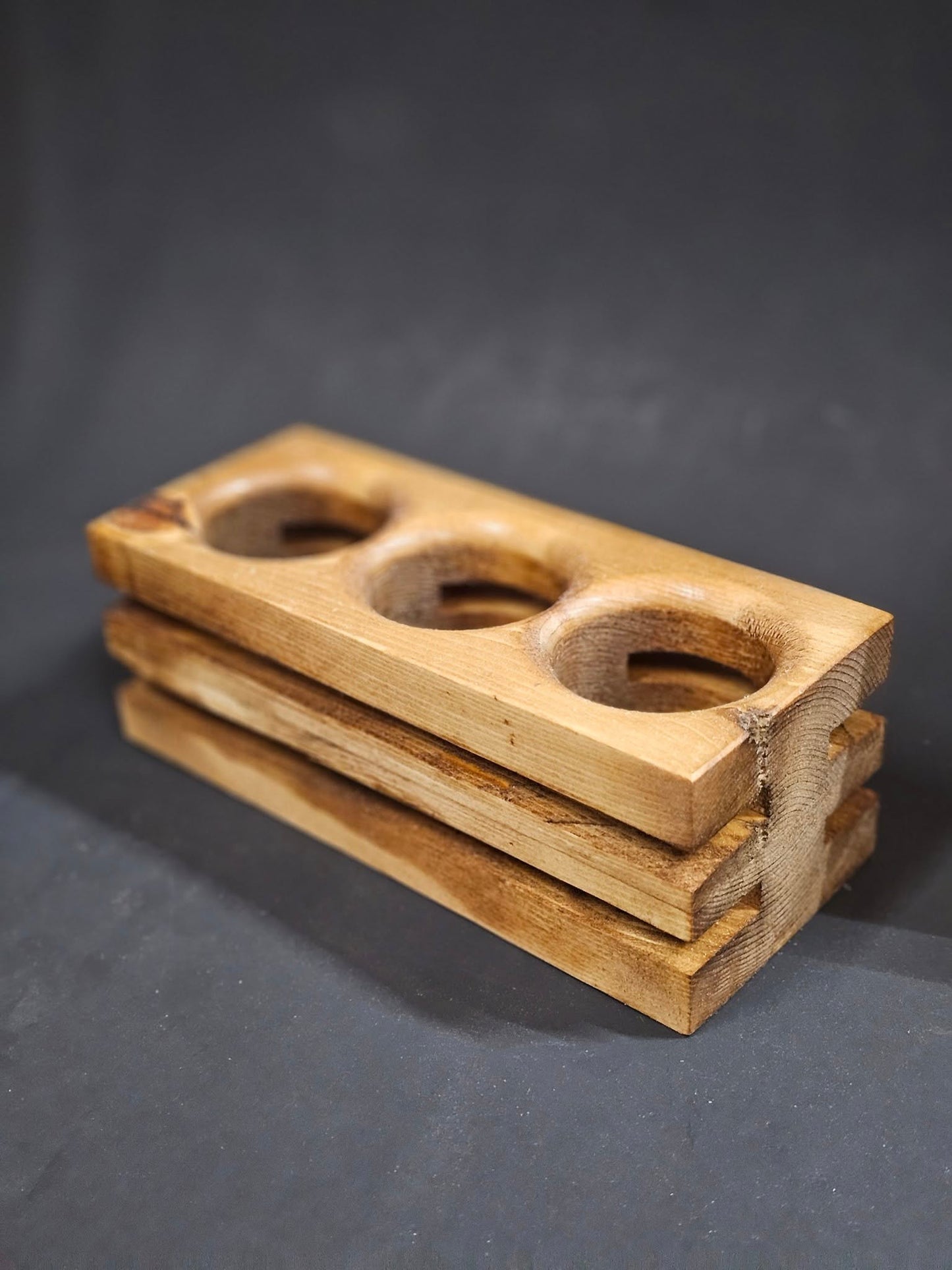 Three candle votive candle holder